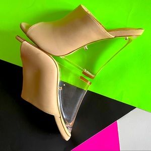 COPY - Olivia Ferguson lucite mules
